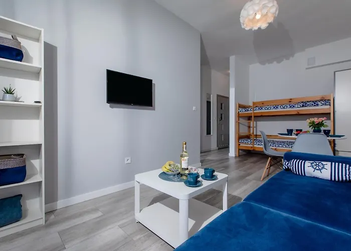 Akwamaryn Z Bezplatnym Parkingiem Nad Morzem 250m Od Plazy Epapartamenty